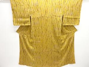 大正ロマン　紋錦紗抽象模様着物